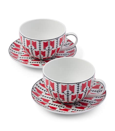 prada tea cup set|Set of two porcelain tea cups .